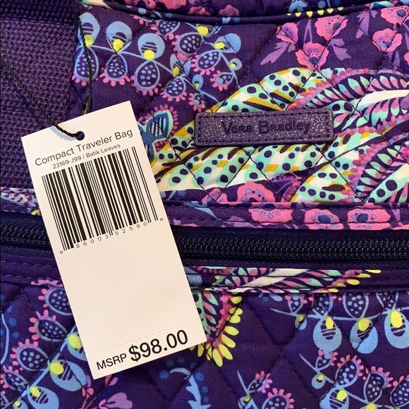 Vera Bradley Compact Traveler Bag - Picture 3 of 15